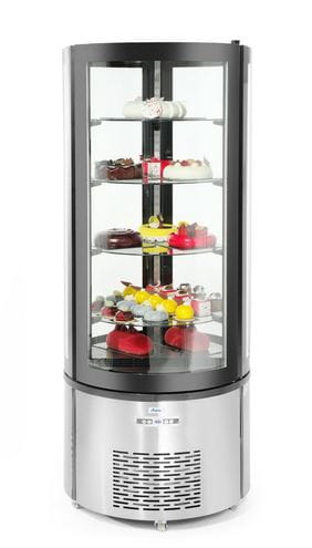 Witryna chłodnicza okrągła 360 l Arktic ø680x(H)1750mm