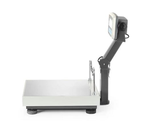 Waga platformowa LCD ze składanym wysięgnikiem i z legalizacją, 60 kg, 350x400x(H)522 mm