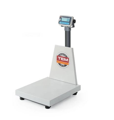 Waga platformowa LCD z wysięgnikiem i z legalizacją, 300 kg, 500x700x(H)940mm