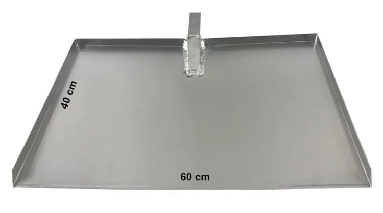 Szufla łopata do bułek aluminiowa lita 60 x 40 cm